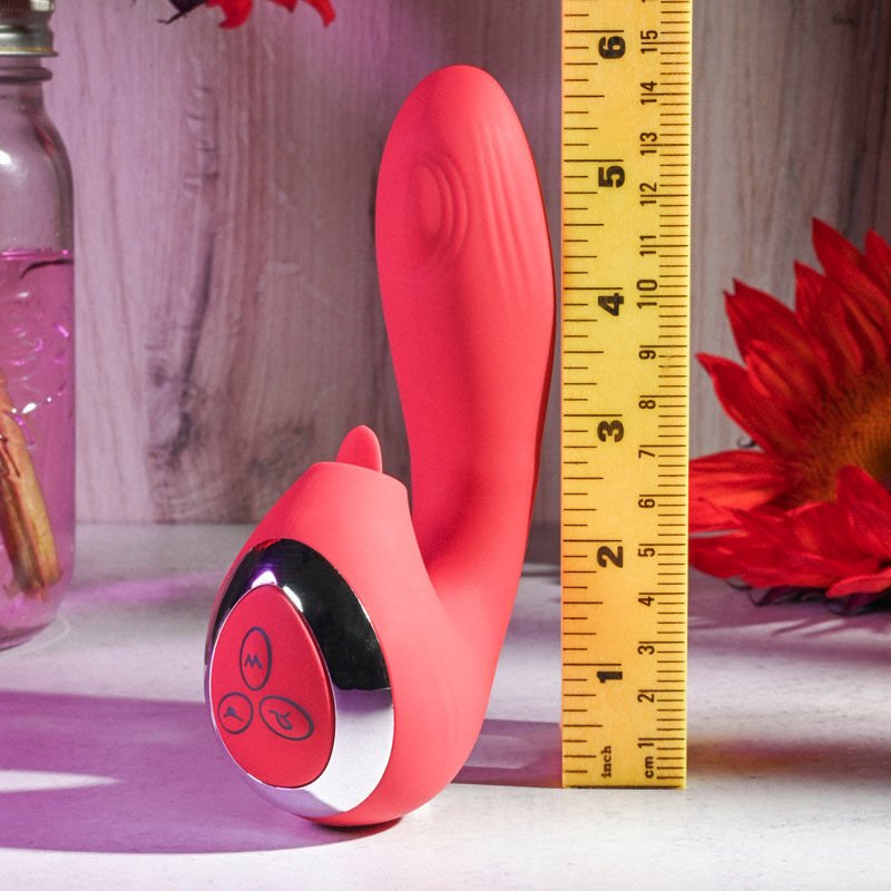 Adam & eve - eves clit loving thumper vibe - Product back view  | Flirtybay.com.au